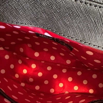 kate spade Minnie Mouse black backpack with red polka dot  display picture 3