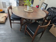 Midcentury Dining Retro Table And 4 Chairs ..