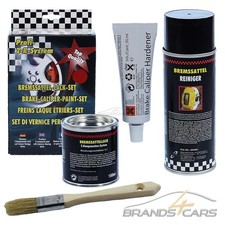 DUPLI-COLOR BREMSSATTELLACK SET STREICHLACK BREMSSATTEL FARBE LACK RACINGROT KFZ