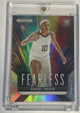 2024 Prizm Draft Picks #21 Angel Reese RC Fearless Silver Prizm spotless in case