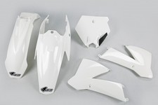 Plastic Fairing Kit Ktm SX 85 2004 - 2005 Ufo Plast White