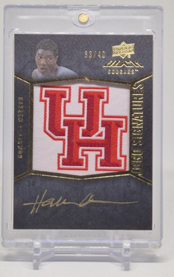 2013-14 Upper Deck Black Logo Signatures on card Auto Hakeem Olajuwon /40 AU SP