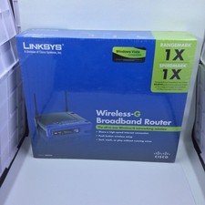 NEW SEALED Linksys WRT54G Wireless-G Broadband Router - Vintage Networking NIB