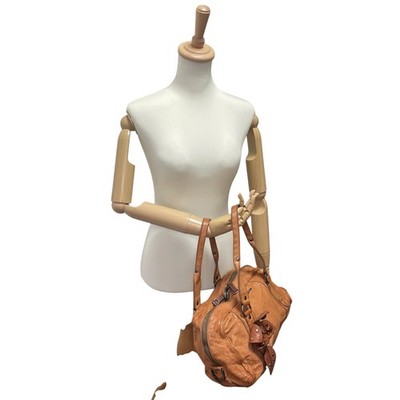 Miu Miu Handbag Brown Leather Flower 64 Archive bag Vintage Y2K