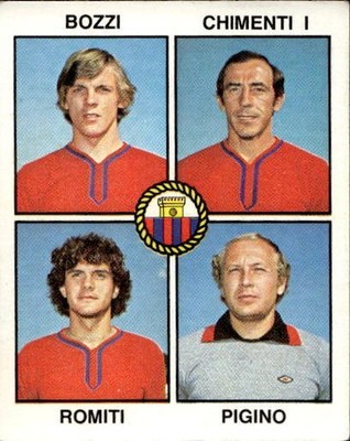 figurine NEW footballers PANINI year 1979/80 number 450 Sambenedettese Bozzi