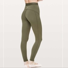Lululemon Principal Dancer Golden Lining Tight 28" br Armory NWOT