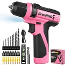 GRENPRO 8V Cordless Drill, Power Drill Set with 43pcs Accessories, 3/8" Keyle...