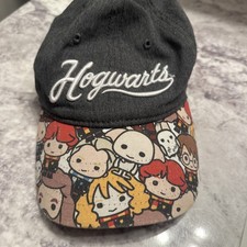 Harry Potter Hogwarts Hat Cap Age 14 Cartoon Print Embroidered Adjustable