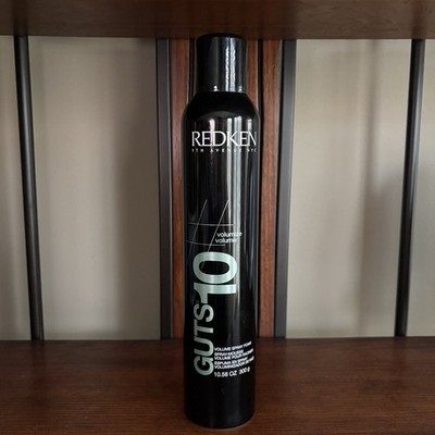 REDKEN Guts 10 Volume Spray Foam Mousse Medium Control 10.58 oz NEW