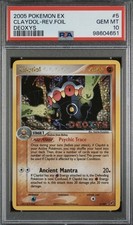 Pokemon Claydol Reverse Holo Deoxys 5/107 PSA 10 on eBay