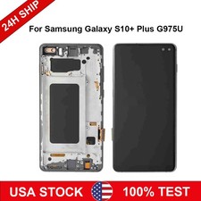 TFT LCD Display Touch Screen Digitizer Frame For Samsung Galaxy S10+ Plus G975U