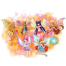 Cialda In Ostia Winx Fatine Magiche Torta Decorazioni Dischi Commestibile