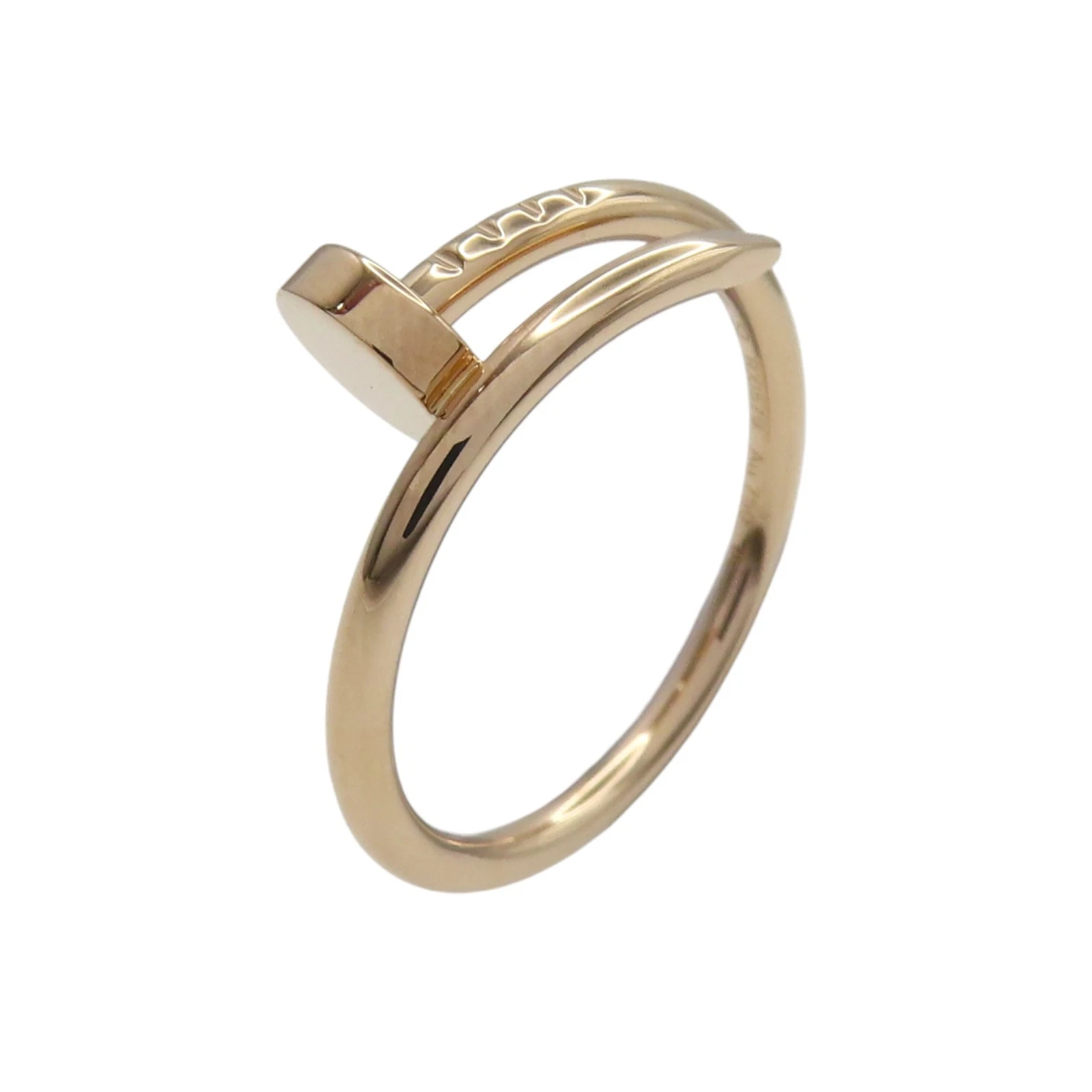 Cartier Juste un Clou Ring 18K Rose Gold Size 52 US 6