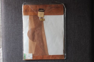 Vintage Elbeo Illusion everfix Nylons Gr. 9,5 - 10 Strümpfe Inka Neu OVP
