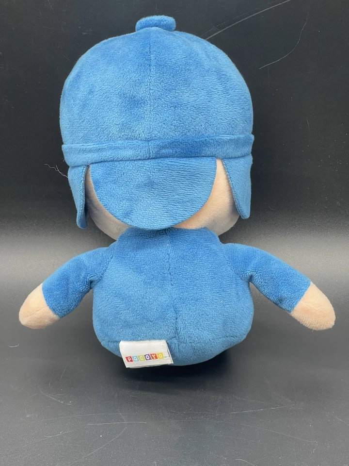 Pocoyo Famosa Peluche Figura Muñeca Niño Azul Vinilo Cara 2010 TV Dibujos Animados Foto 2 de 4