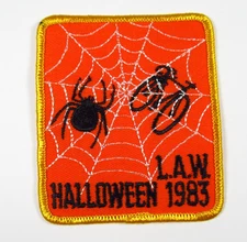 League of American Wheelmen Patch Halloween 1983 Vintage Embroidered Sew On