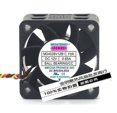 1 pc. New MD4028V12B1-FSR 4CM DC12V 3-Wire Cooling Fan #zn