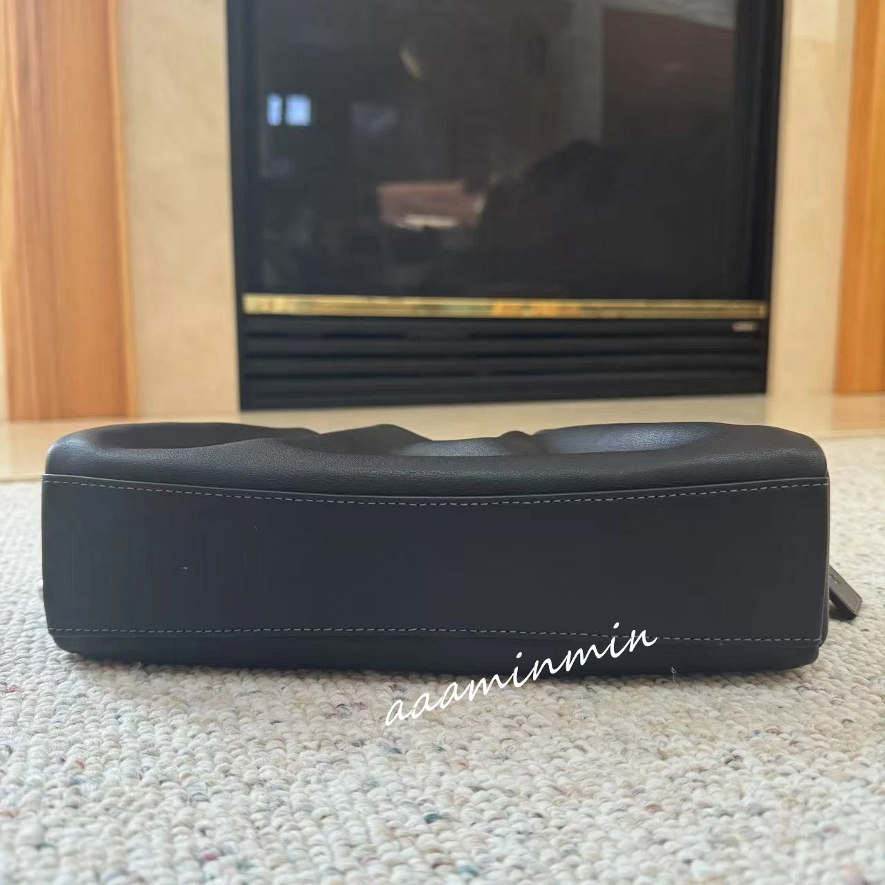 Borsa a tracolla Coach Faye nuova con etichette con sfregamento nero CV529