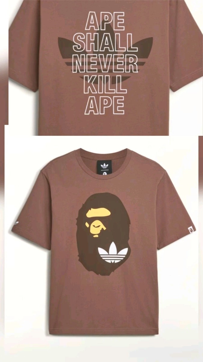 Bape x Adidas Ape Head Tee SS26 Ape Shall Never Kill Ape T-shirt