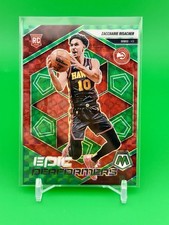 2024-25 Panini Mosaic Epic Performers Zaccharie Risacher #11 Green Mosaic (RC)