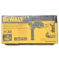 DEWALT DCH133M2 20V Max XR Brushless 1" D-Handle Rotary Hammer Kit