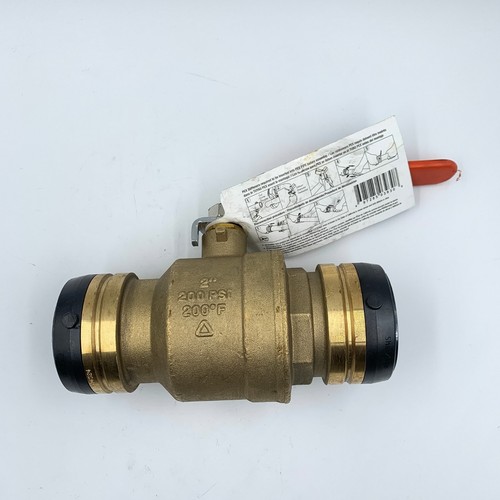 SharkBite UXLBV54 Ball Valve 2" Push To Connect PEX CPVC Copper