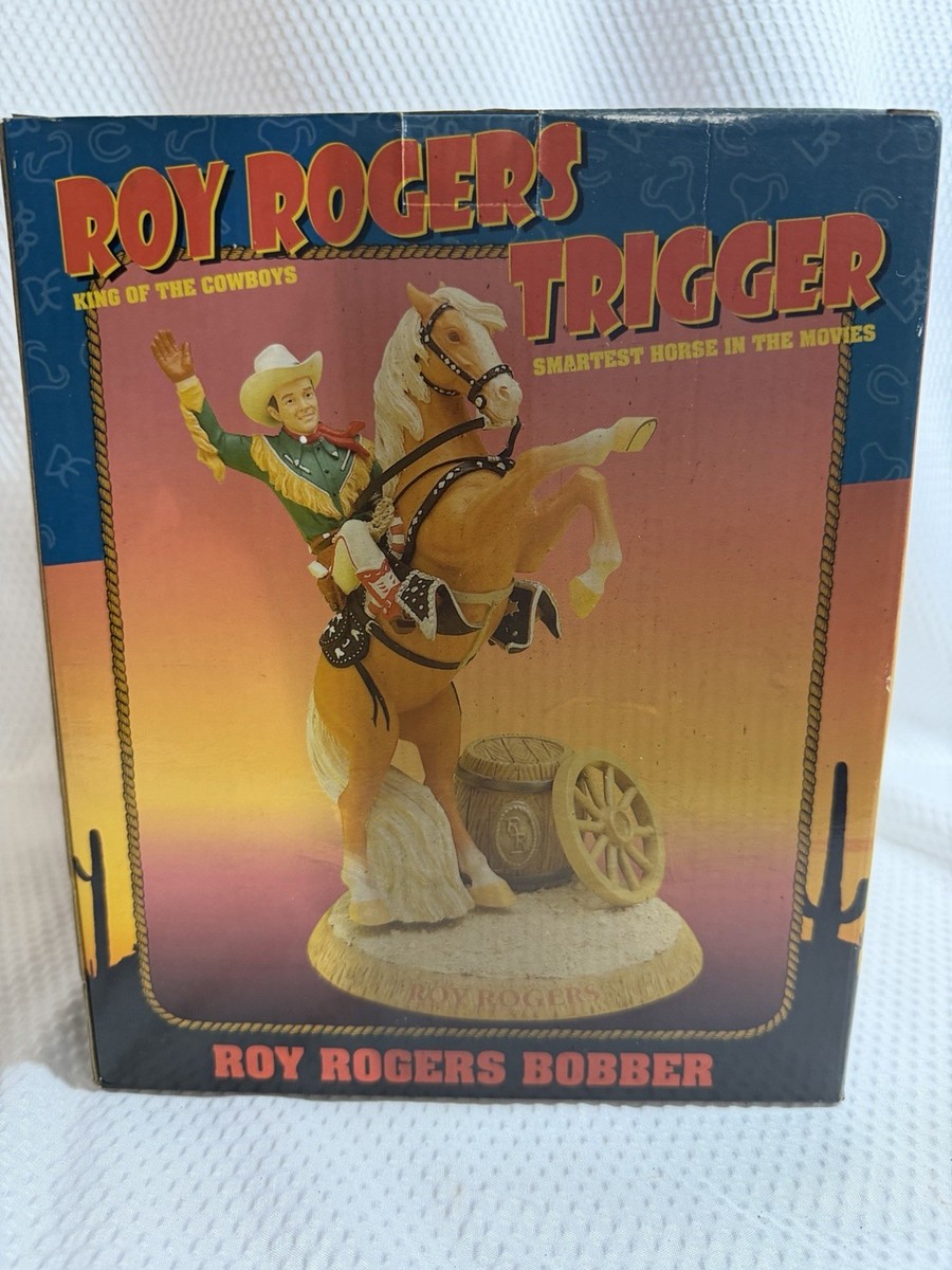 ヴィンテージ　ボックスカメラ　Roy Rogers and Trigger Vandor Roy Rogers & Trigger Bobber Cowboy Figurine Boxed