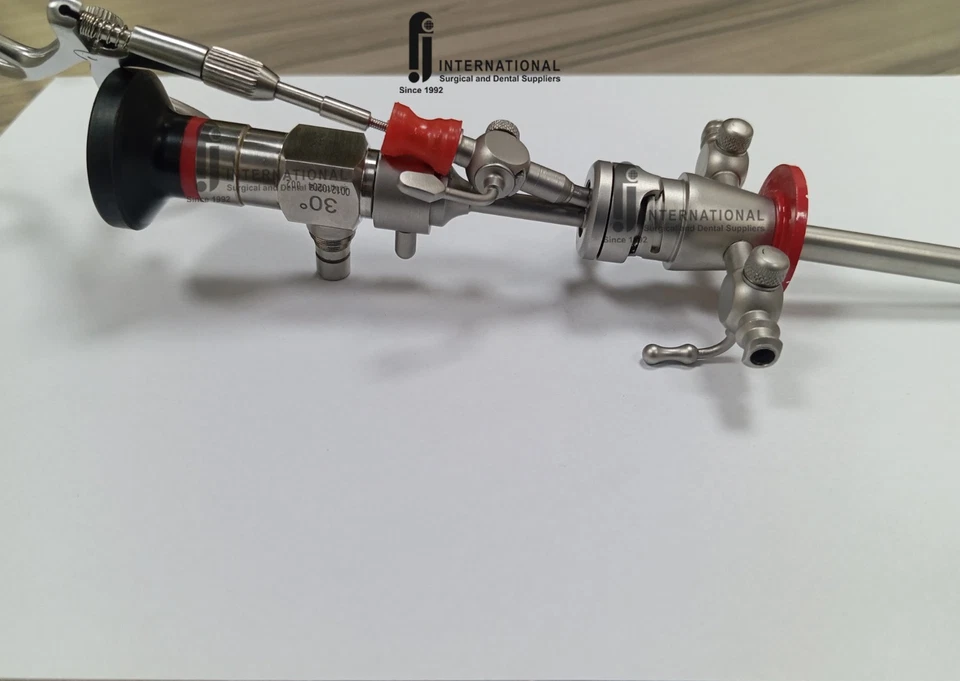 Conjunto de cistoscopia de alta qualidade com ótica de 30 graus e força flexível STORZ (Comp - Imagem 4 de 4