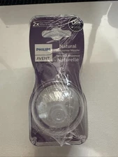 Philips Avent Bottle Nipple 0M+ Set of 2 Natural Response Flow