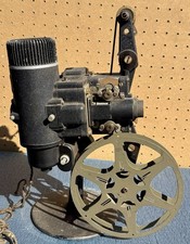 Antique Bell Howell Filmo Model 7710 Cine Projector W/Stand Case,Film, Movie