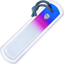 Genuine Czech Glass Foot File - Two-Sided Different Grit Surface, Gentle Callus