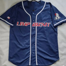 Limp Bizkit Band Baseball Jersey Navy Full Size S-5XL AB114
