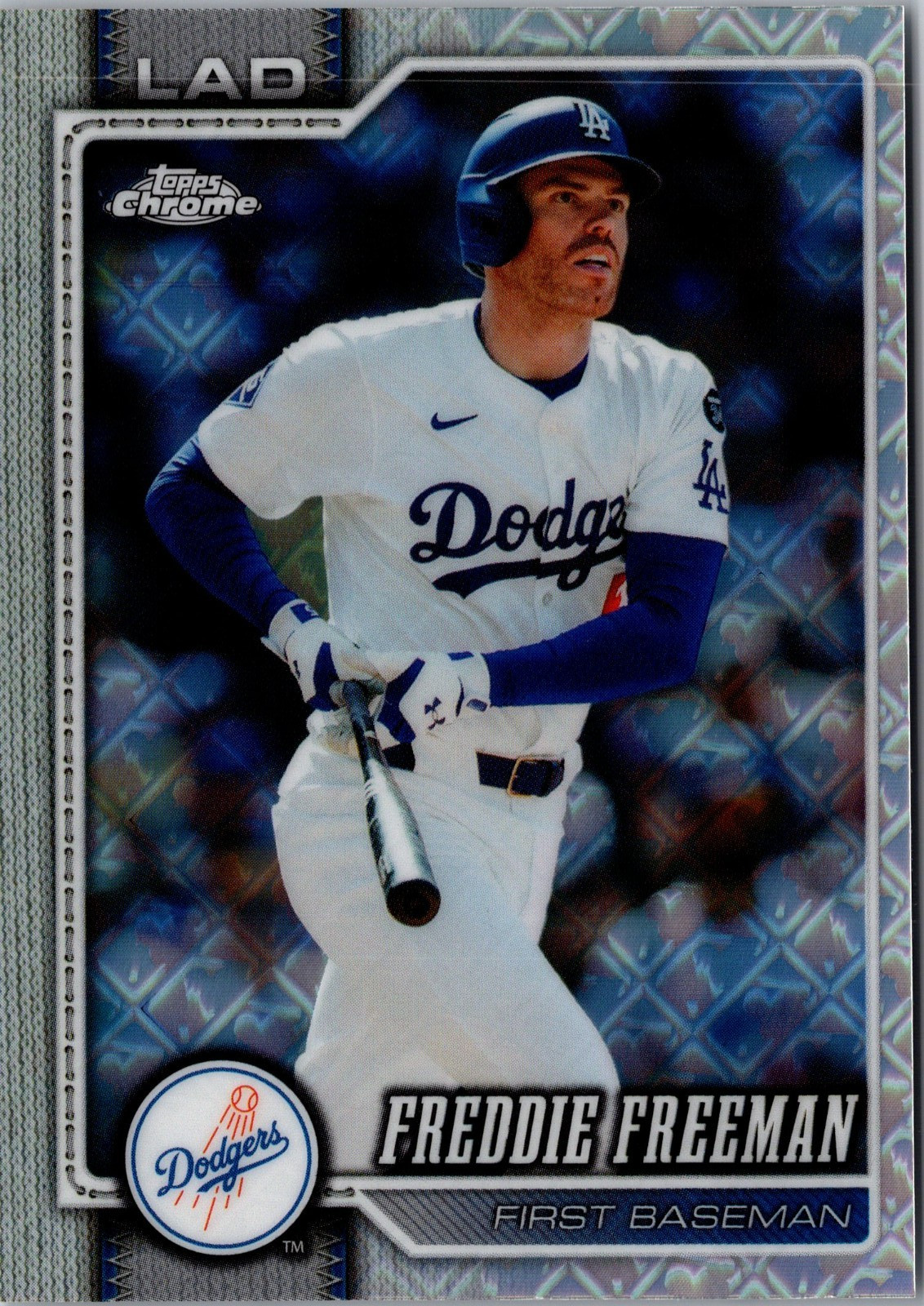 2026 TOPPS CHROME FREDDIE FREEMAN LOGOFRACTOR #159