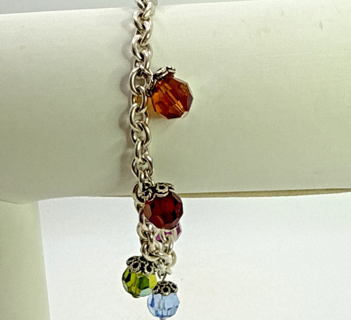 Solid .925 Sterling Silver 8" Custom Link Bracele… - image 2