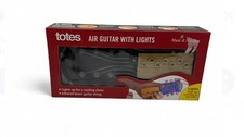 Totes AIR GUITAR WITH LIGHTS infrared strings New light-up toy NEW NIB