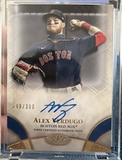 2021 Topps Tier One Break Out Auto /300 Alex Verdugo #BOA-AVE Auto
