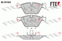 FTE Bremsbelagsatz Scheibenbremse 9010457 FüR BMW 5Er E60 Touring E61 3Er E91 X1