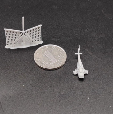 3DPrinted Model Unpainted1/1500/700/400/350Russia Mi-171 Hippopotamus Helicopter
