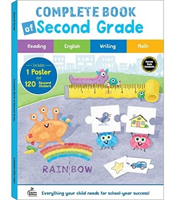 Complete Book of Second Grade - Trade Paperback NEW Carson Dellosa