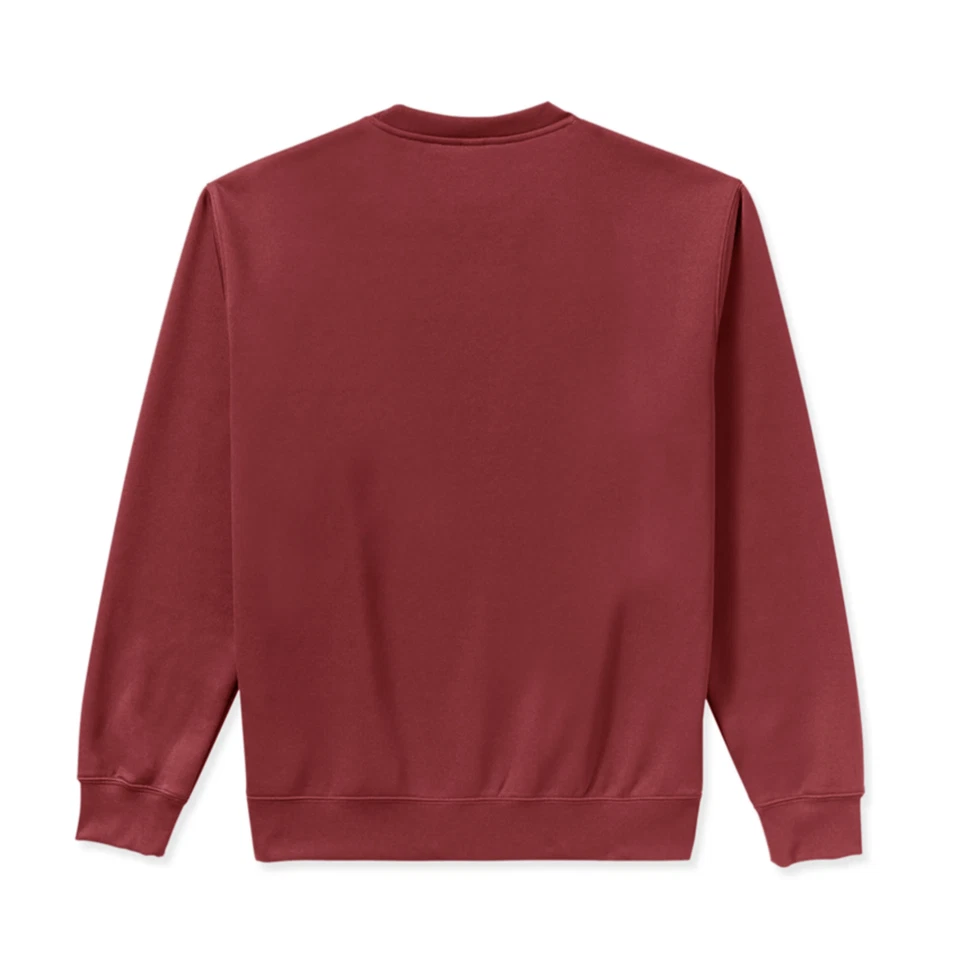 Volcom Hydro Crew Burnt Red Technical Snowboard Hoodie 2026 City - Image 3 of 3