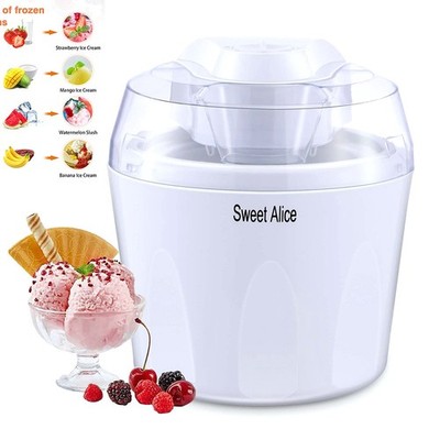 Profi Eismaschine 1,5L Speiseeismaschine Eiscrememaschine Eiscreme-Maker Timer