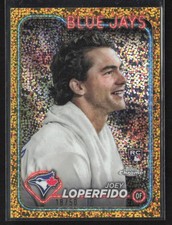 2024 Topps Chrome Gold Shimmer image variation #USC195 Joey Loperfido /50 RC