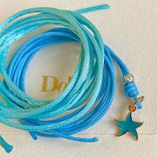 Dodo Pomellato Collana Ciondolo Stella Oro Rosa Smalto Turchese Granello Argento