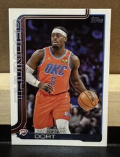 2024-25 Topps NBA Luguentz Dort #117 Oklahoma City Thunder Base Card