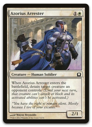Azorius Arrester #5 Return to Ravnica Common MTG