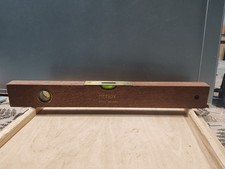 ANCIEN NIVEAU A BULLE RONDY 40 CM BOIS ET LAITON  A Saisir 