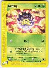 Koffing 114/165 Common Expedition Base Set Pokemon Lightly Played on eBay