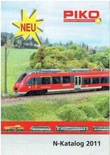 PIKO N GAUGE MODEL RAILWAYS 2011 NEW PRODUCT RELEASES CATALOGUE (GERMAN TEXT)