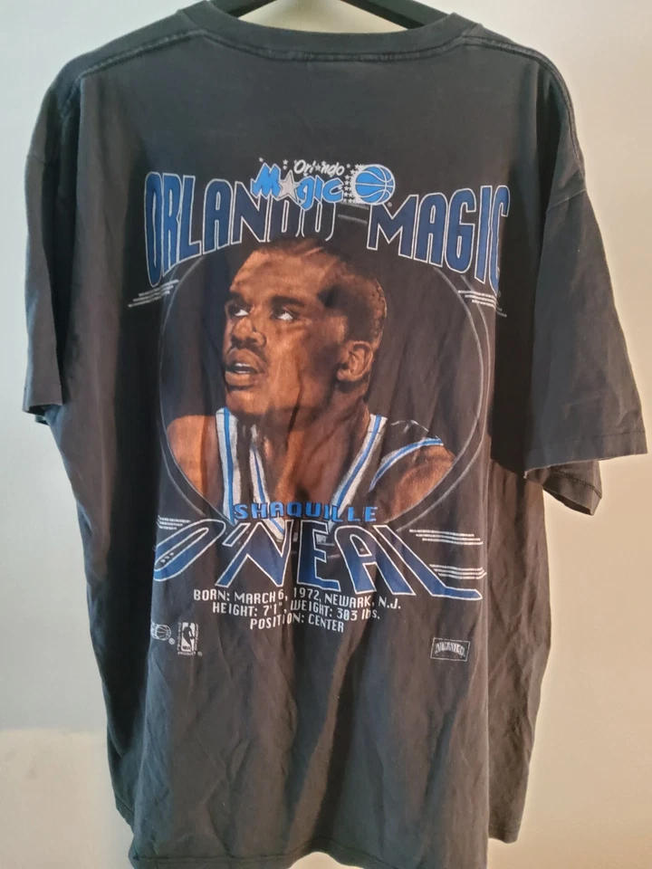 Nutmeg Orlando magic shaquille O,NEAL TSHIRT STITCH VTG JERSEY SZ XL - Image 2 of 4