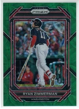 2023 Panini Prizm Ryan Zimmerman Green Scope Prizm  /75